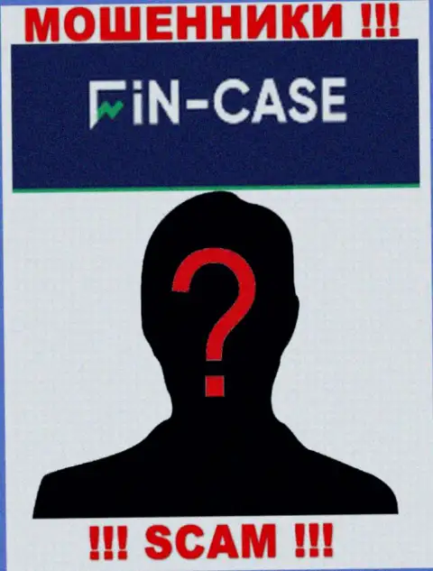 Не сотрудничайте с интернет-мошенниками Fin Case - нет информации об их прямом руководстве