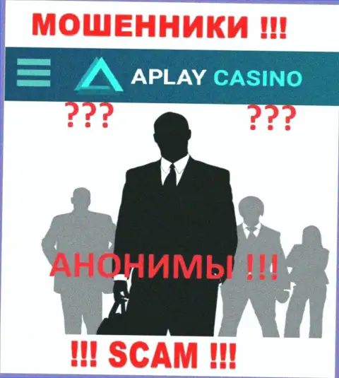 Инфа о непосредственных руководителях APlay Casino, к сожалению, неизвестна