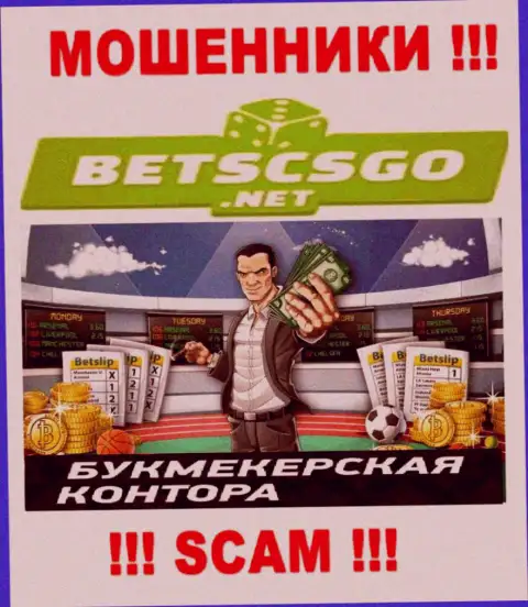 Букмекер - конкретно в указанной сфере действуют циничные интернет мошенники Bets CSGO