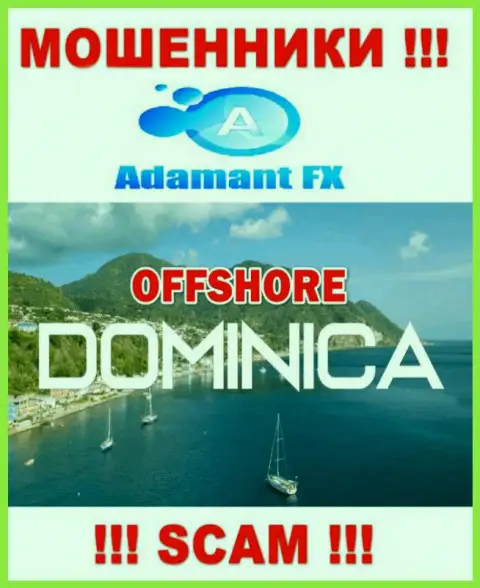 АдамантФХ беспрепятственно грабят, ведь зарегистрированы на территории - Dominika