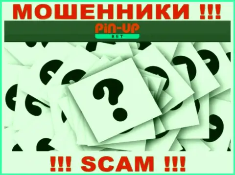 На сайте Пин Ап Бет не указаны их руководящие лица - мошенники без последствий крадут вложения