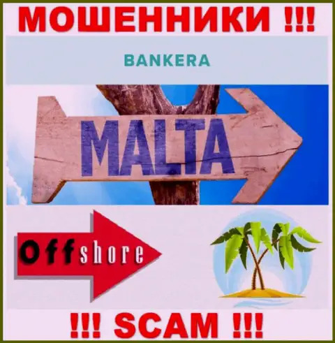 С конторой Bankera не стоит сотрудничать, адрес регистрации на территории Мальта