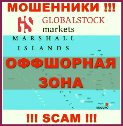 GlobalStockMarkets находятся на территории - Marshall Islands, остерегайтесь сотрудничества с ними
