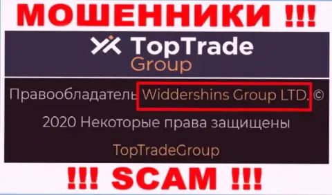 Данные о юр лице Топ Трейд Групп на их официальном сервисе имеются это Widdershins Group LTD