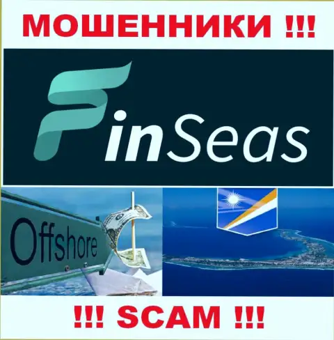 Finseas Com специально базируются в офшоре на территории Marshall Island - это МОШЕННИКИ !!!
