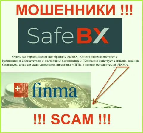 SafeBX и их регулятор: FINMA - это МОШЕННИКИ !!!