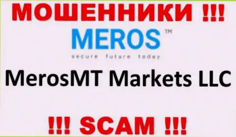 Организация, которая владеет мошенниками MerosTM - это МеросМТ Маркетс ЛЛК