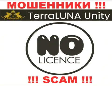 Ни на сайте TerraLunaUnity, ни в глобальной интернет сети, сведений о номере лицензии этой организации НЕ ПРЕДОСТАВЛЕНО