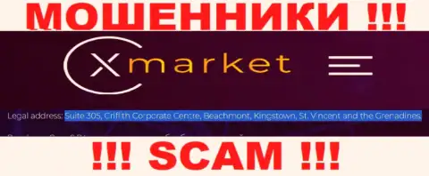 Отсиживаются internet мошенники X Market в офшорной зоне  - Saint Vincent and the Grenadines, будьте бдительны !