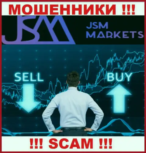 Опасно взаимодействовать с JSM Markets, которые предоставляют услуги в области Брокер