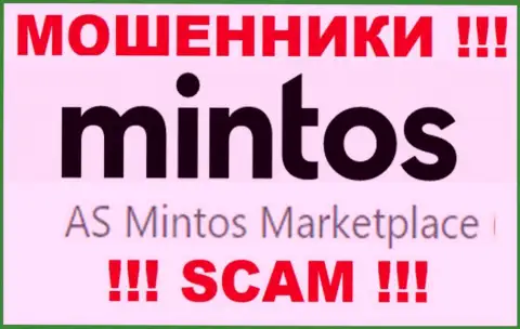 Минтос - это интернет мошенники, а управляет ими юридическое лицо Ас Минтос Маркетплейс