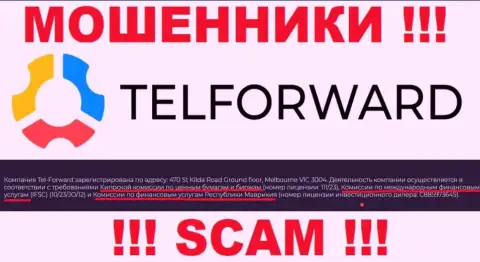 TelForward и регулирующий их неправомерные действия орган (Financial Services Commission), являются мошенниками
