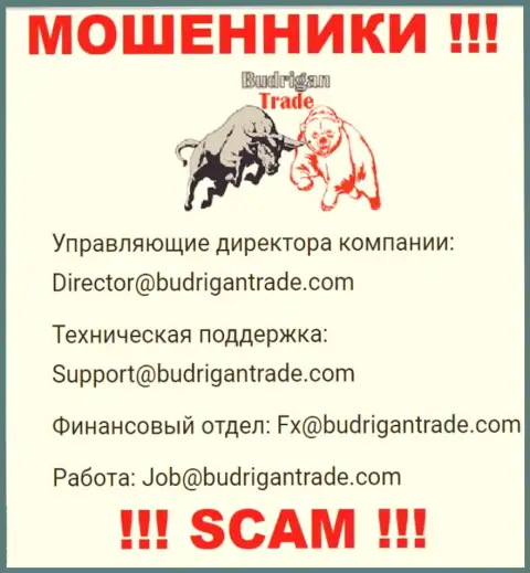 Не отправляйте письмо на адрес электронной почты Budrigan Ltd - это ворюги, которые присваивают средства доверчивых людей