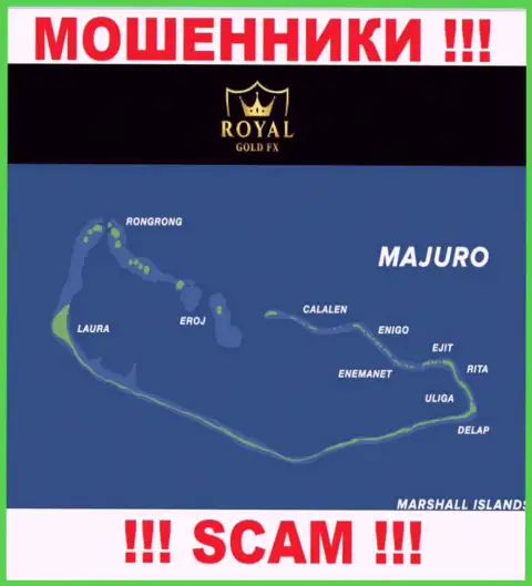Советуем избегать работы с ворами РоялГолдФх, Majuro, Marshall Islands - их место регистрации