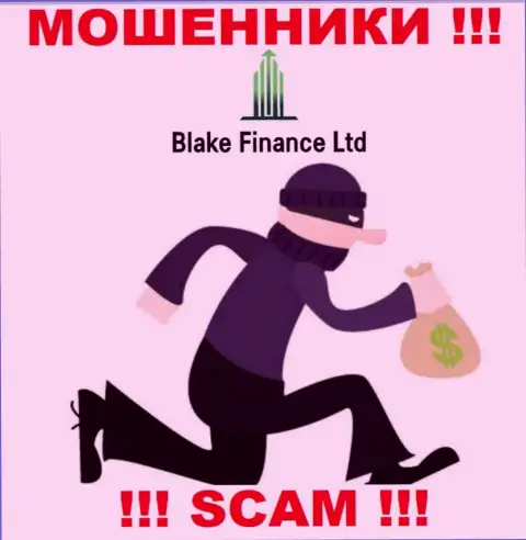 Денежные вложения с компанией Blake Finance Вы не приумножите - это ловушка, в которую Вас пытаются поймать