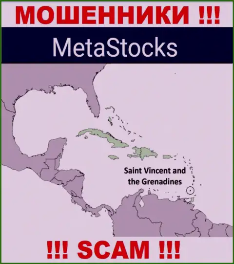 Из компании MetaStocks денежные активы вернуть нереально, они имеют офшорную регистрацию - Kingstown, St. Vincent and the Grenadines