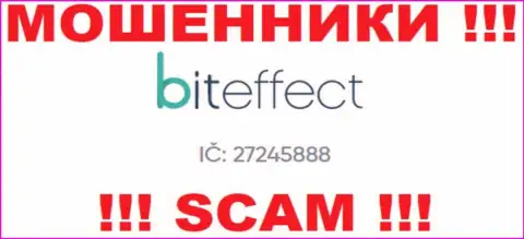 Регистрационный номер еще одной неправомерно действующей организации BitEffect Net - 27245888