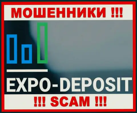 Логотип МОШЕННИКА Экспо-Депо Ком