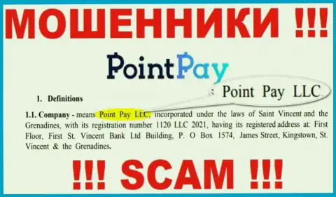 Point Pay LLC - это контора, которая управляет интернет-кидалами PointPay