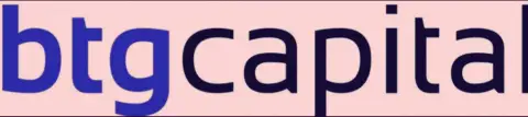 Лого международного масштаба брокерской организации BTG-Capital Com